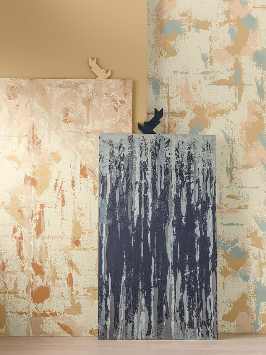 Trend color wallcoverings by palitra в интерьере